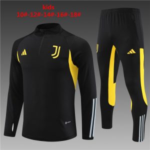 Sudadera y pantalón Juventus con media cremallera para niños 14001 2023/24