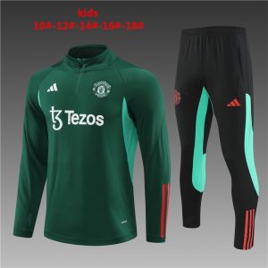 Sudadera y pantalón con media cremallera del Manchester United para niños 14001 2023/24