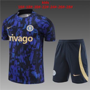 Camiseta de entrenamiento del Chelsea para niños + pantalón corto 14001 2024/25