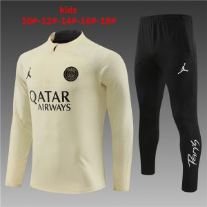 Suéter y pantalón con media cremallera del Paris Saint-Germain para niños 14001 2023/24
