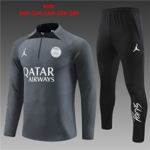 Suéter y pantalón con media cremallera del Paris Saint-Germain para niños 14001 2023/24