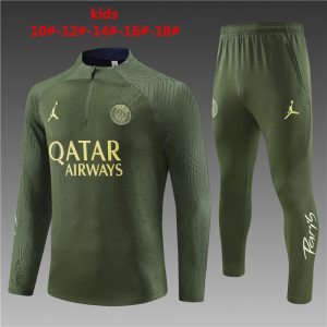 Suéter y pantalón con media cremallera del Paris Saint-Germain para niños 14001 2023/24