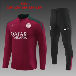 Suéter y pantalón con media cremallera del Paris Saint-Germain para niños 14001 2023/24