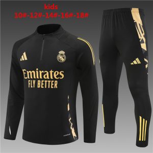 Sudadera y pantalón de media cremallera del Real Madrid para niños 14001 2023/24