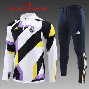 Sudadera y pantalón de media cremallera del Real Madrid para niños 14001 2023/24