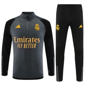Sudadera y pantalón de adulto con media cremallera del Real Madrid 14001 2023/24