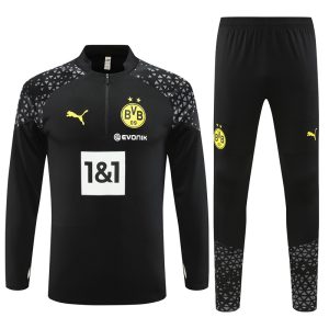 Sudadera y pantalón de adulto con media cremallera del Borussia Dortmund 14001 2023/24