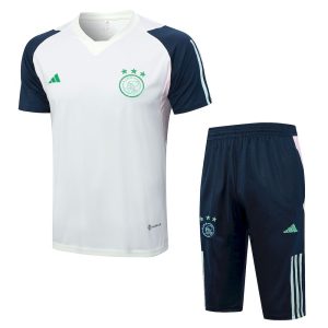 Camiseta de entrenamiento del Ajax para adultos + pantalón corto 3/4 815 2023/24