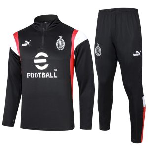 Sudadera y pantalón de adulto con media cremallera del AC Milan 815 2023/24