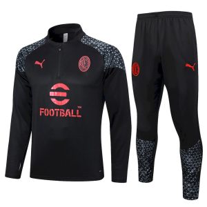 Sudadera y pantalón de adulto con media cremallera del AC Milan 815 2023/24