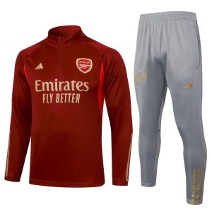 Suéter + pantalón Arsenal con media cremallera para adultos 815 2023/24