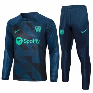 Sudadera y pantalón Barcelona de media cremallera para adultos 815 2023/24
