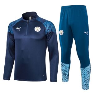 Sudadera y pantalón de adulto con media cremallera del Manchester City 815 2024/25