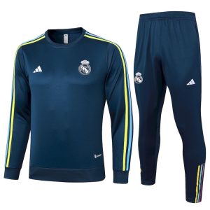 Sudadera y pantalón de adulto con media cremallera del Real Madrid 815 2023/24