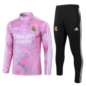 Sudadera y pantalón de adulto con media cremallera del Real Madrid 815 2023/24