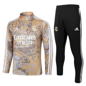 Sudadera y pantalón de adulto con media cremallera del Real Madrid 815 2023/24