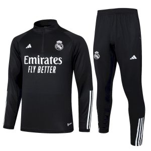 Sudadera y pantalón de adulto con media cremallera del Real Madrid 815 2023/24