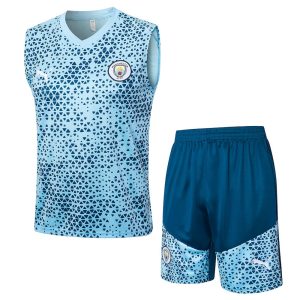Camiseta sin mangas y pantalón corto para adultos del Manchester City 815 2023/24