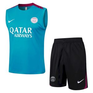 Camiseta sin mangas y pantalón corto para adultos del París Saint-Germain 815 2024/25