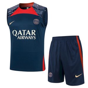 Camiseta sin mangas y pantalón corto para adultos del París Saint-Germain 815 2023/24