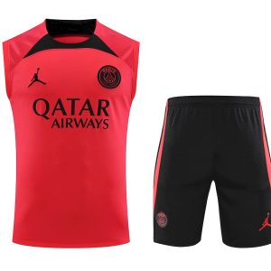 Camiseta sin mangas y pantalón corto para adultos del Paris Saint-Germain 418 2023/24