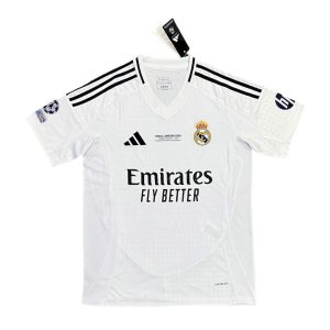 Camiseta de local de la Liga de Campeones del Real Madrid 2024/25