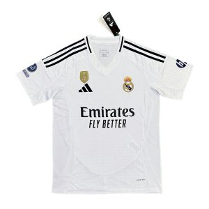 Camiseta de local de la Liga de Campeones del Real Madrid 2024/25