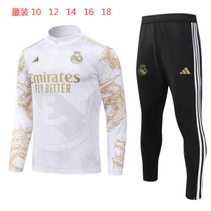 Sudadera y pantalón de media cremallera del Real Madrid para niños 902 2024/25