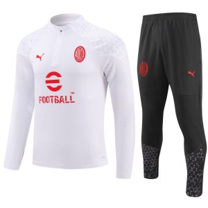 Sudadera y pantalón de adulto con media cremallera del AC Milan 902 2023/24