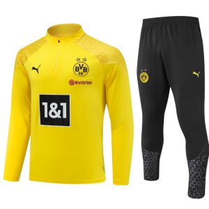 Sudadera y pantalón de adulto con media cremallera del Borussia Dortmund 902 2023/24