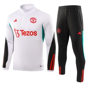 Sudadera y pantalón de adulto con media cremallera del Manchester United 902 2023/24