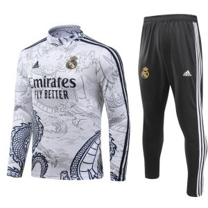 Sudadera y pantalón de adulto con media cremallera del Real Madrid 902 2023/24