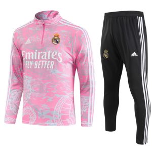 Sudadera y pantalón de adulto con media cremallera del Real Madrid 902 2023/24