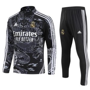 Sudadera y pantalón de adulto con media cremallera del Real Madrid 902 2023/24