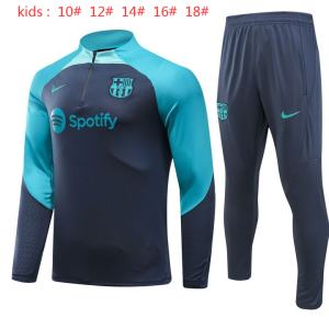 Sudadera y pantalón Barcelona con media cremallera para niños 902 2023/24