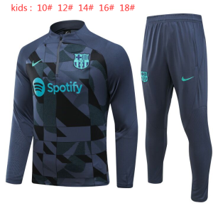 Sudadera y pantalón Barcelona con media cremallera para niños 902 2023/24