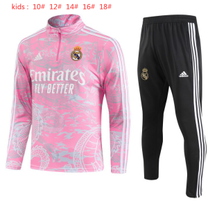 Sudadera y pantalón de media cremallera del Real Madrid para niños 902 2023/24