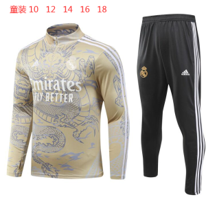 Sudadera y pantalón de media cremallera del Real Madrid para niños 902 2023/24