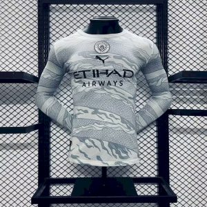 Camiseta de manga larga edición especial del Manchester City (versión jugador) 2024/25