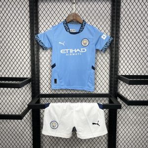 Kit local infantil del Manchester City 2024/25