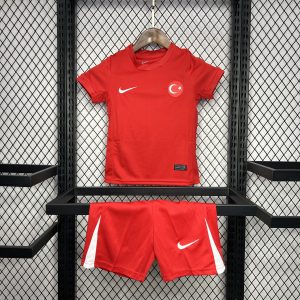 Kit infantil de visitante de la Eurocopa de Turquía 2024-25