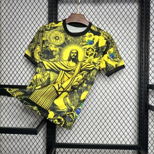Camiseta amarilla edición especial de Brasil 2024/25