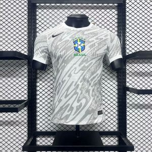 Versión de jugador de la camiseta blanca de Brasil 2024/25