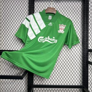 Camiseta retro de visitante del Liverpool 1992/93