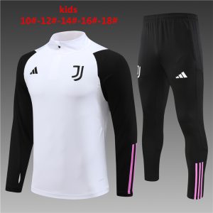 Sudadera y pantalón Juventus con media cremallera para niños 14001 2024/25
