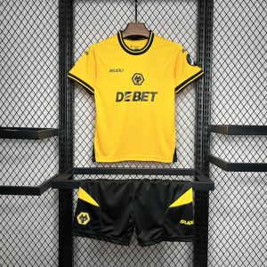 Kit infantil de local de los Wolves 2024/25
