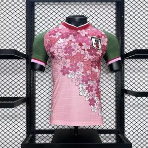 Versión para jugadores de la camiseta rosa Sakura de Japón 2024/25
