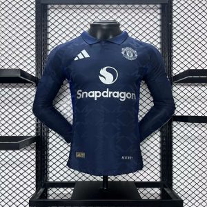 Camiseta de manga larga de visitante del Manchester United, versión de jugador 2024/25