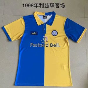 Camiseta retro de visitante del Leeds United F.C. 1998