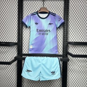 Tercera equipación infantil del Arsenal 2024/25